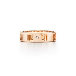 Tiffany Atlas Pierced Diamond Ring